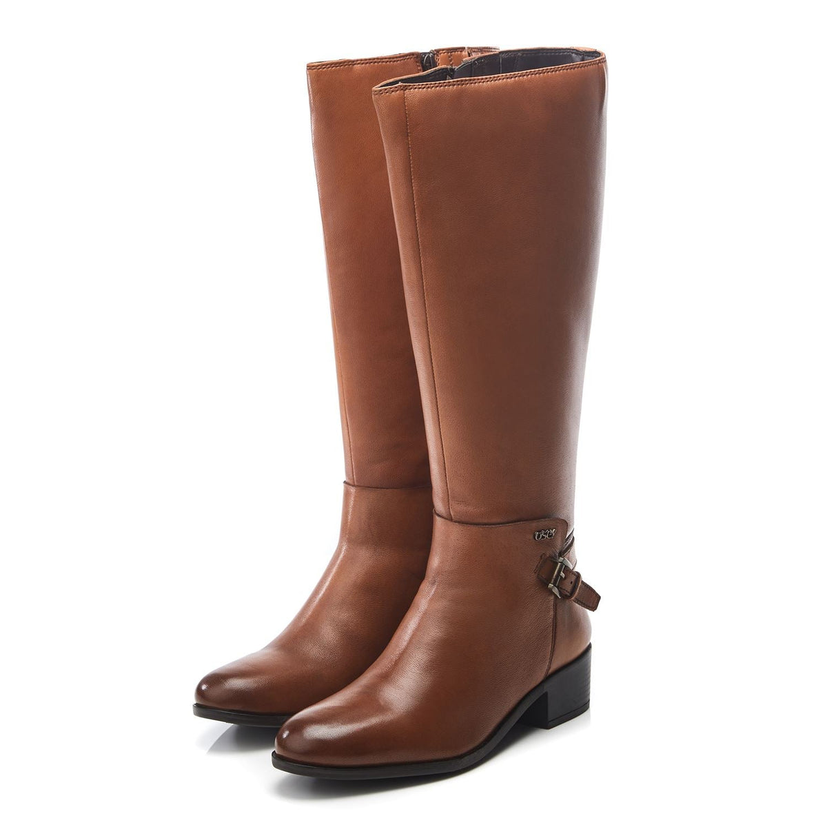 Venus Tan Leather Boots