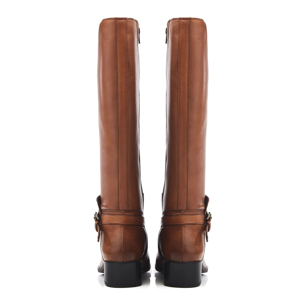 Venus Tan Leather Boots