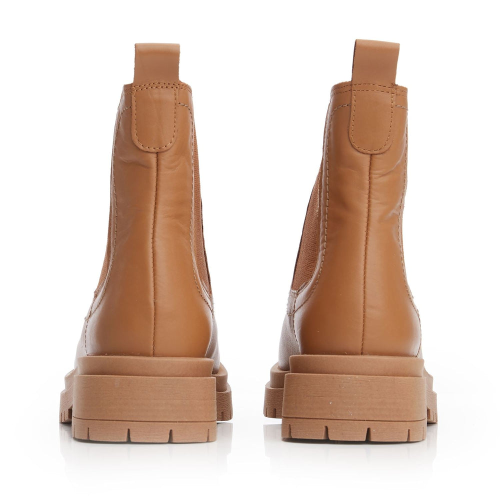 Waya Tan Leather Boots