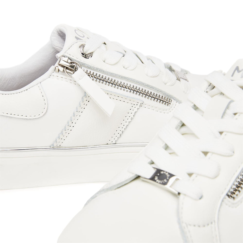 Bacary White Porvair Trainers