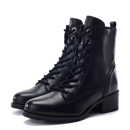Baker Black Leather Boots