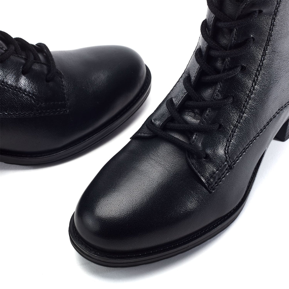 Baker Black Leather Boots