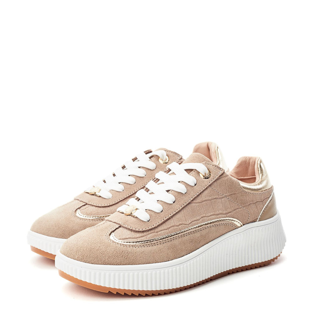 Baretti Taupe Suede Trainers