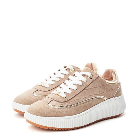 Baretti Taupe Suede Trainers