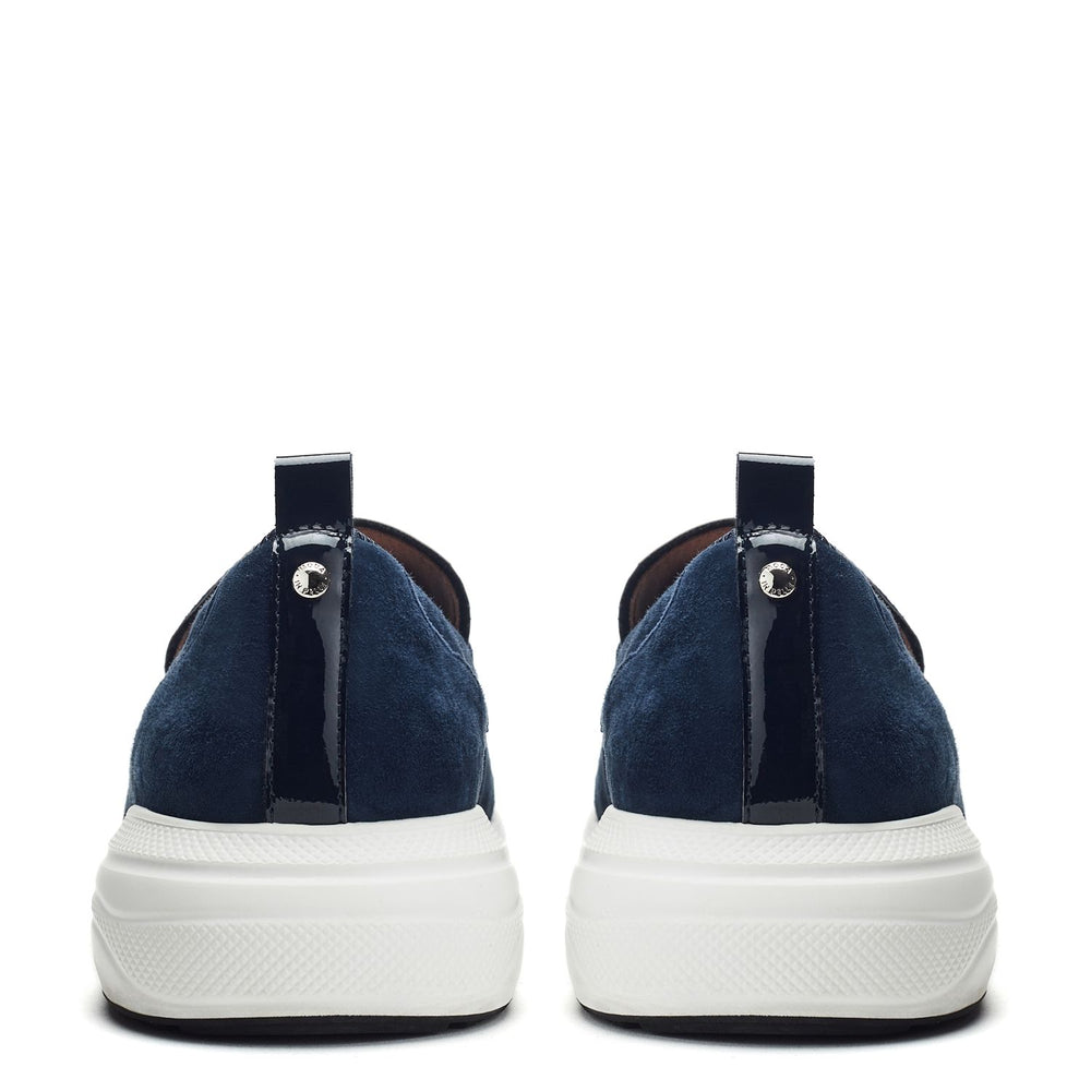 Basil Navy Suede Shoes