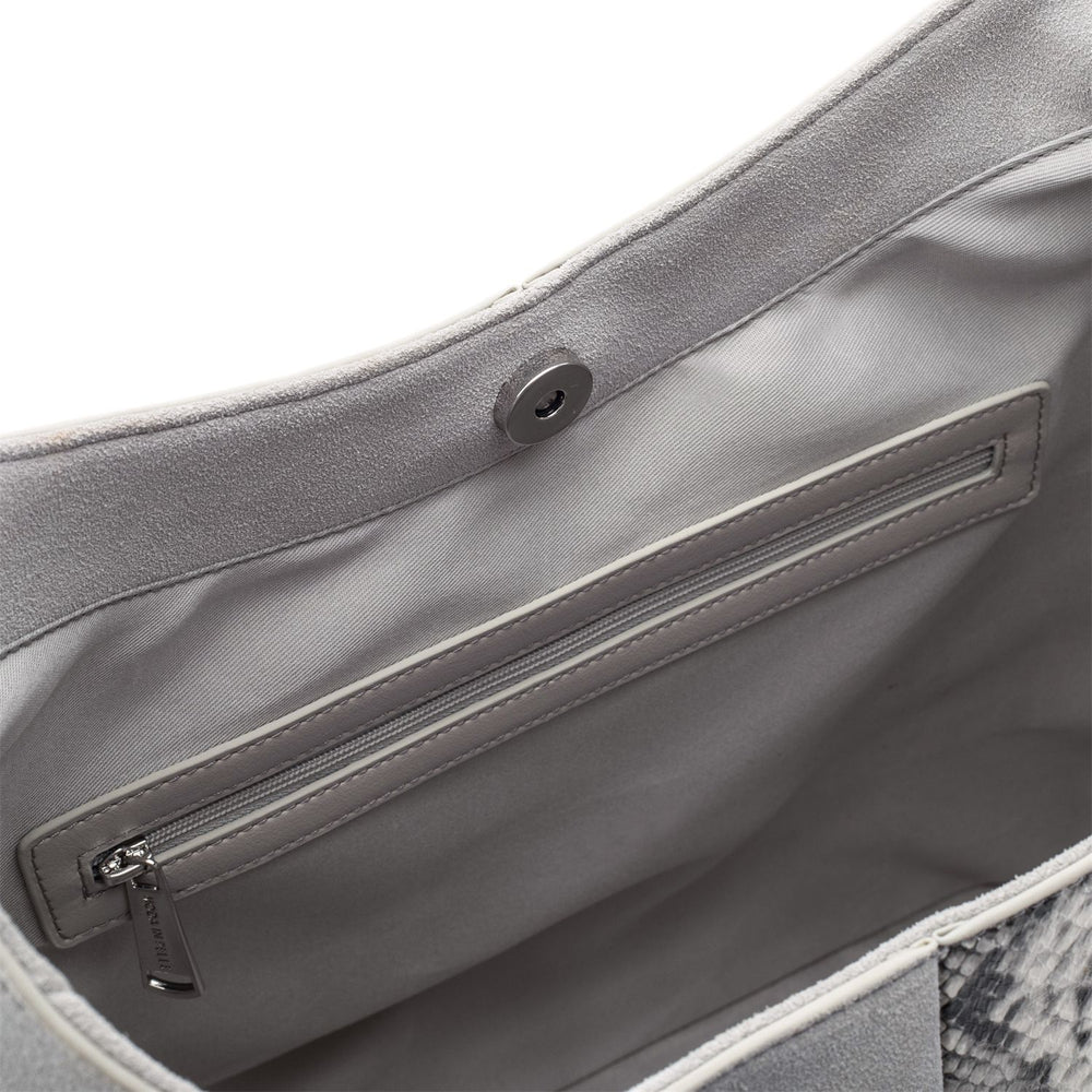 Basilla Bag Grey Mix Suede 