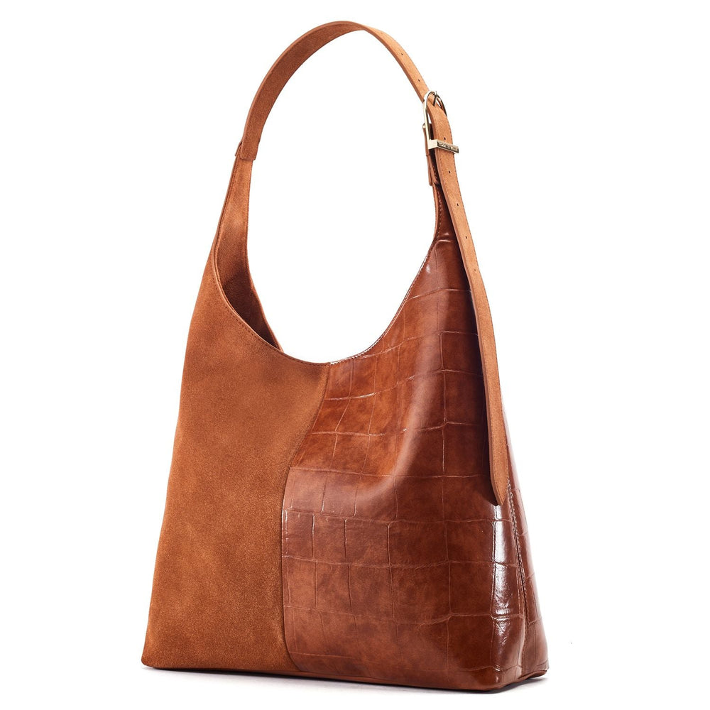 Basilla Bag Tan Suede 