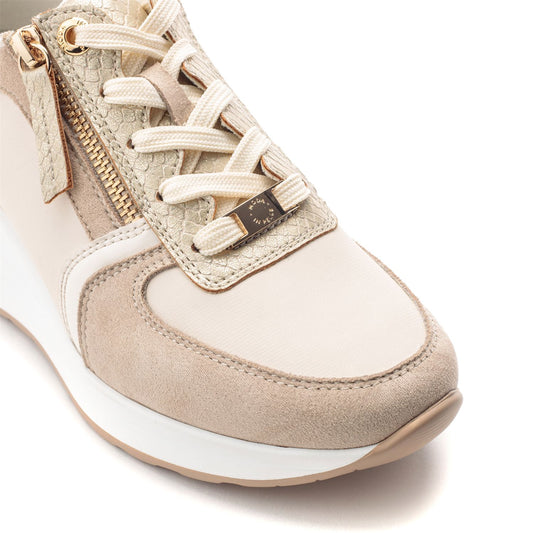 Bayley Beige Porvair Trainers