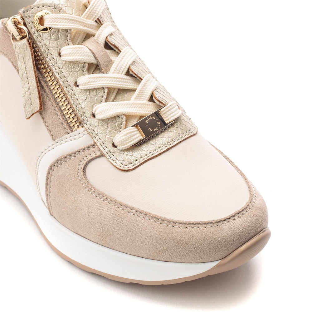 Bayley Beige Porvair Trainers