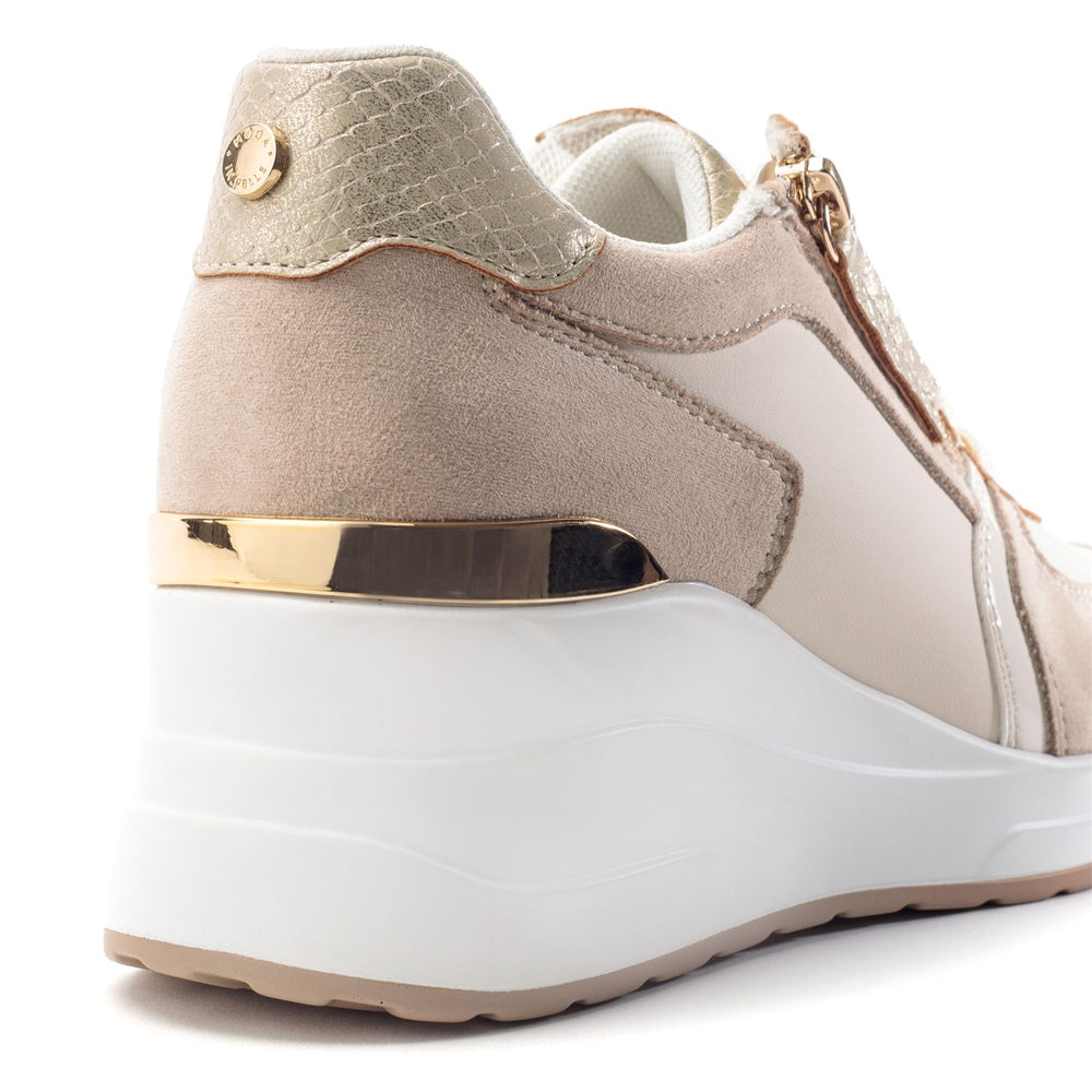 Bayley Beige Porvair Trainers