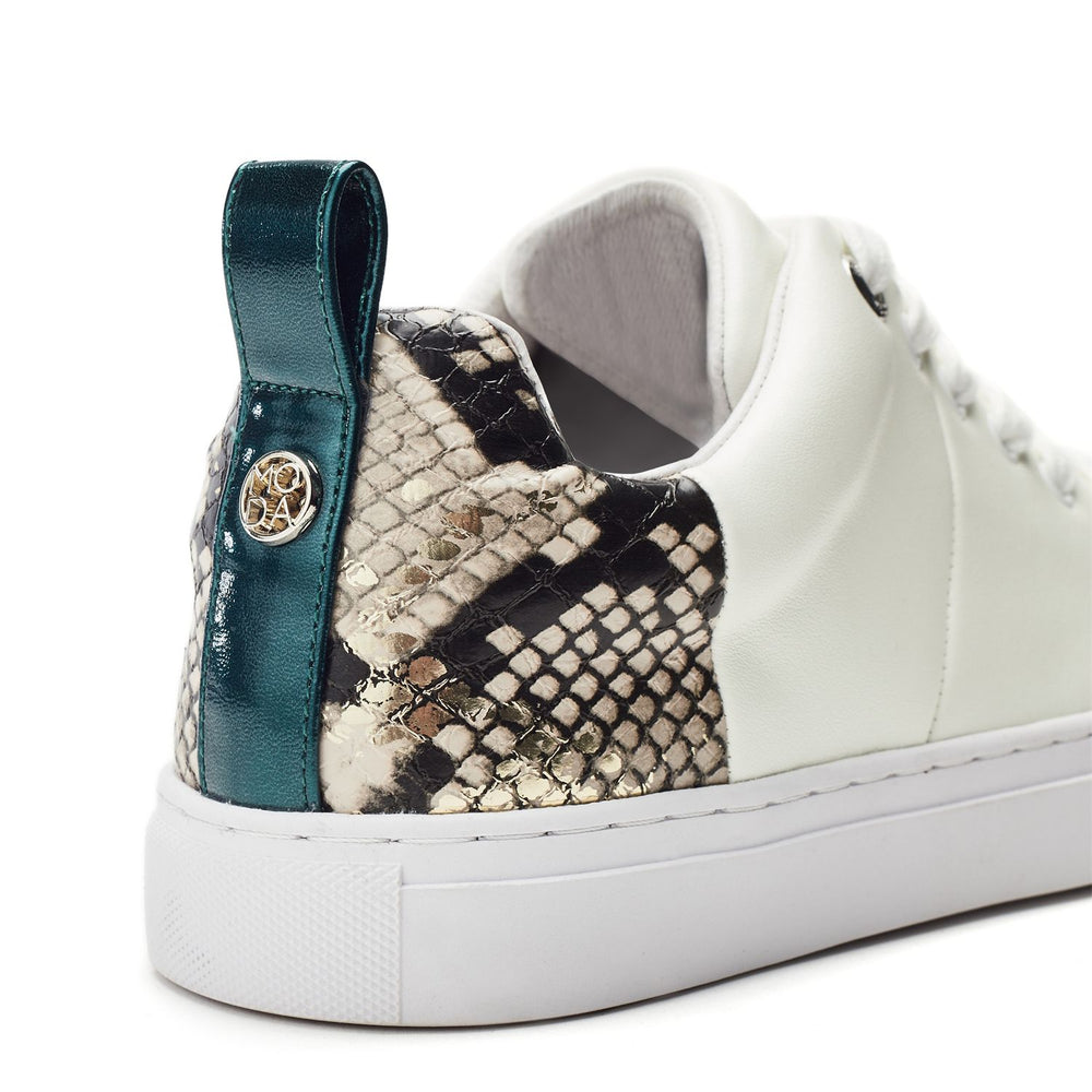 Beccles White Porvair Trainers