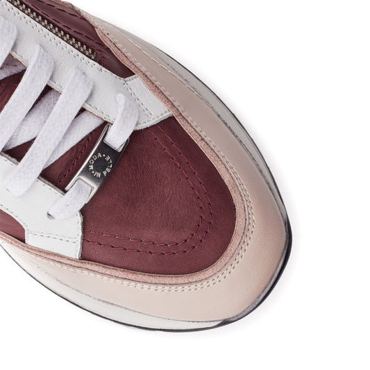 Beeli Pink Leather Trainers