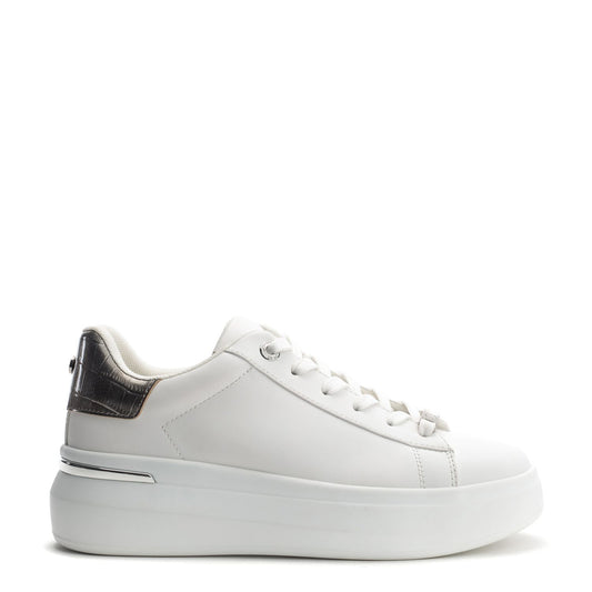 Beelia White Porvair Trainers