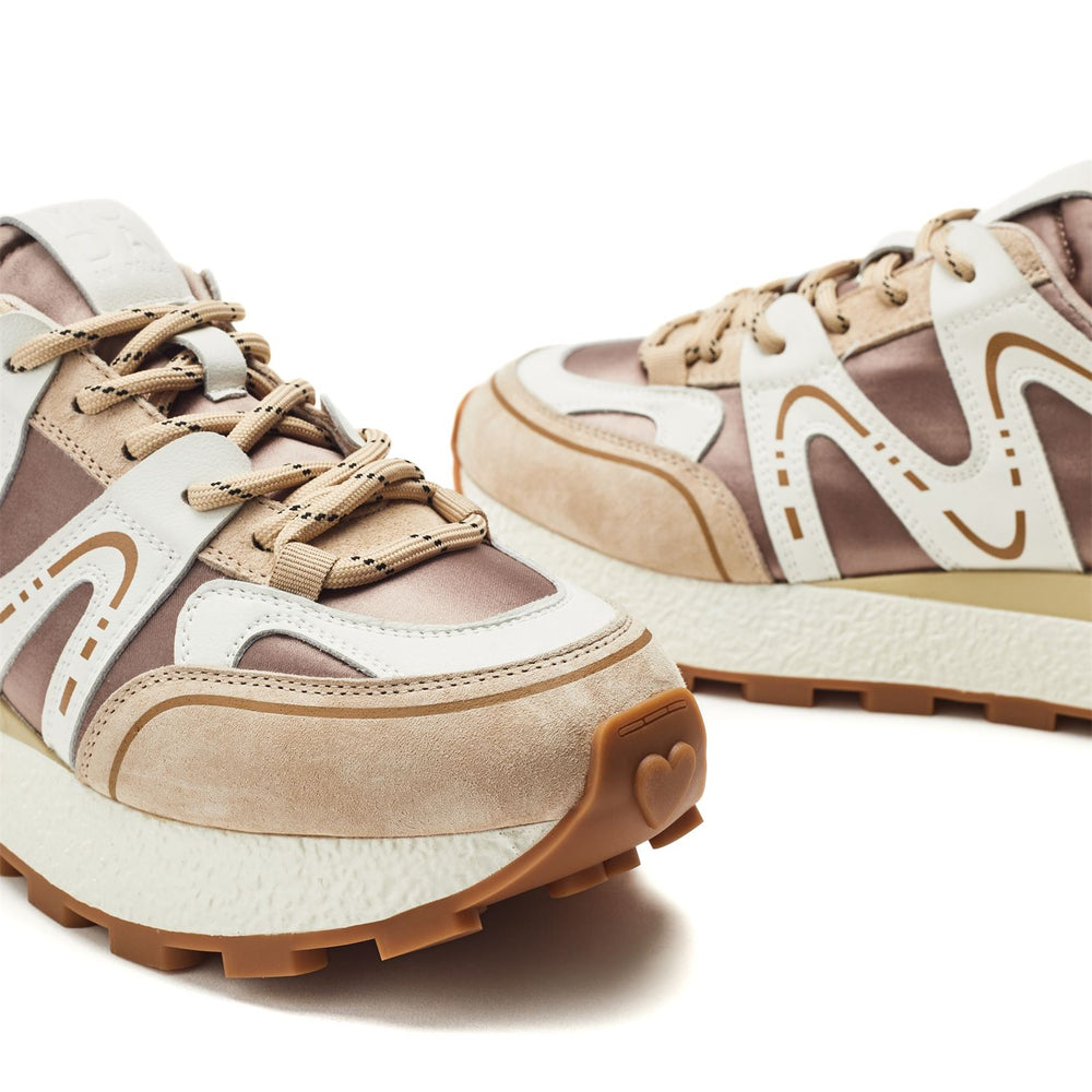 Beenie Taupe Alcantara Trainers