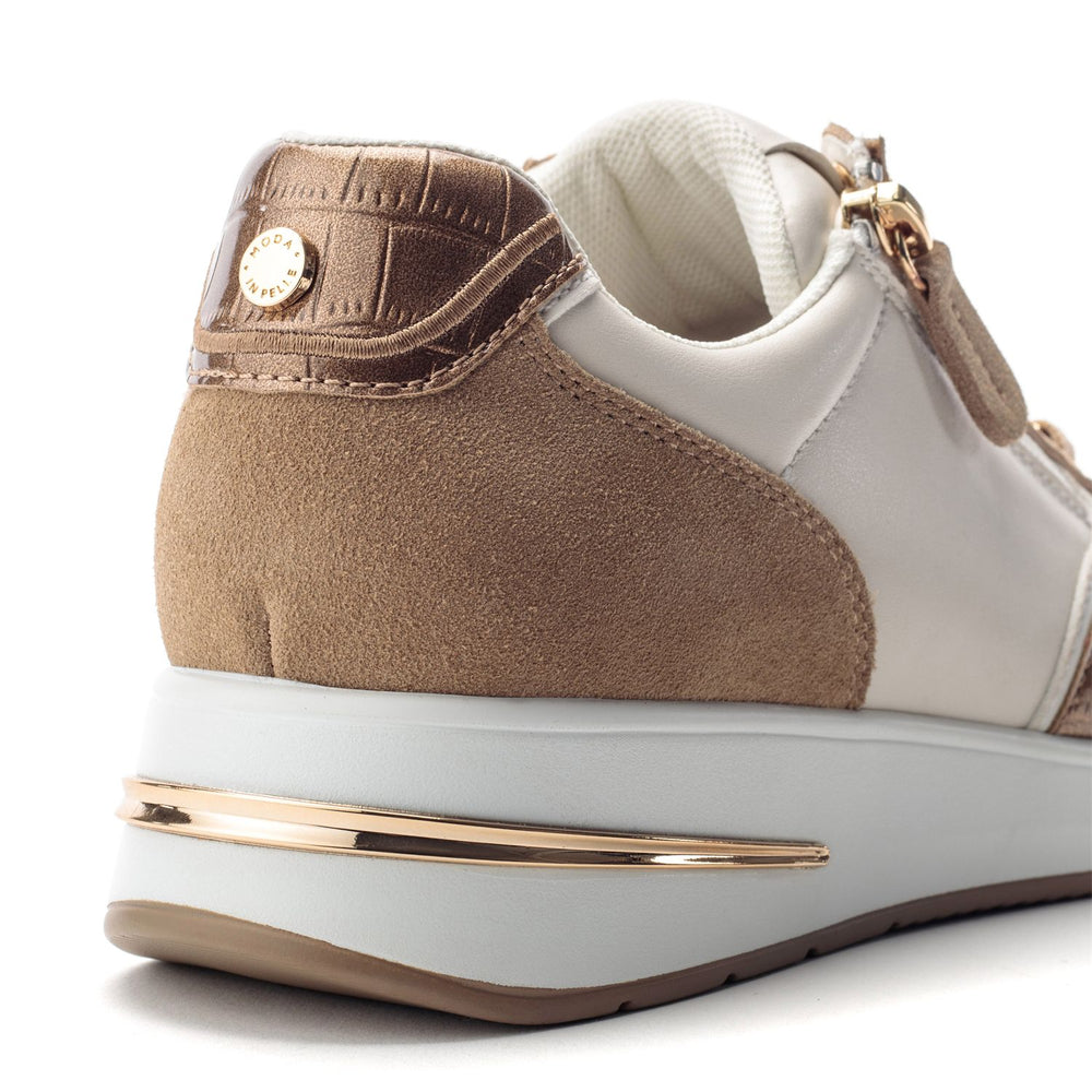 Bellaa Beige Suede Trainers