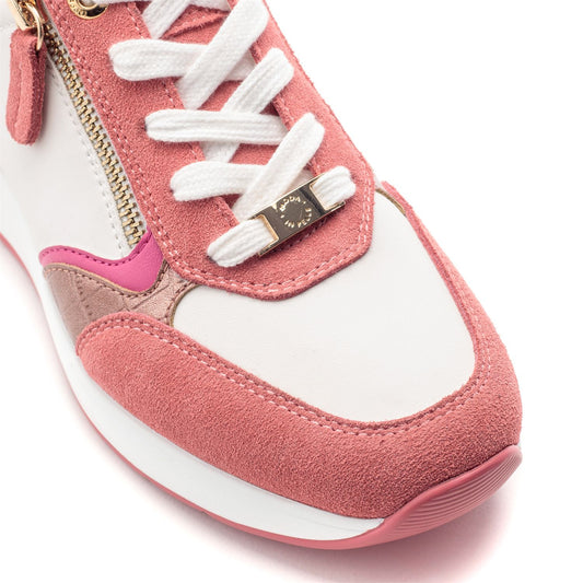 Bellaa Pink Suede Trainers