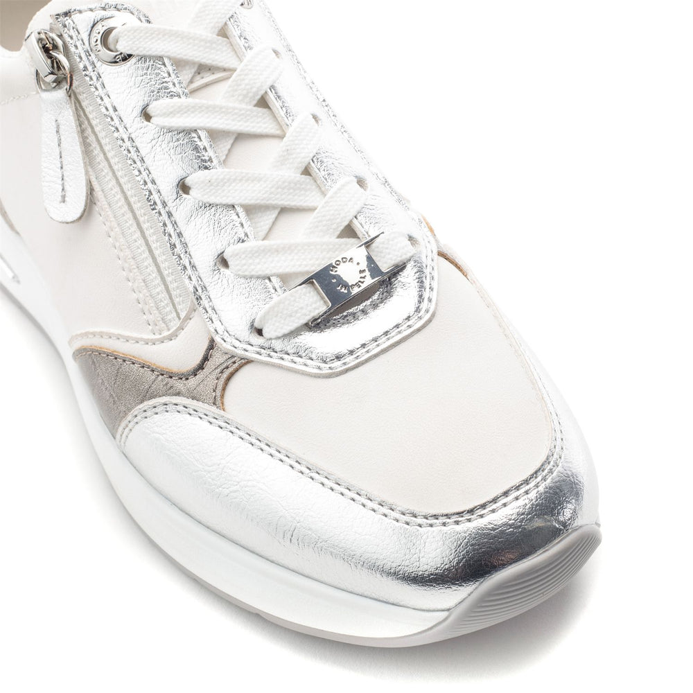 Bellaa White Porvair Trainers