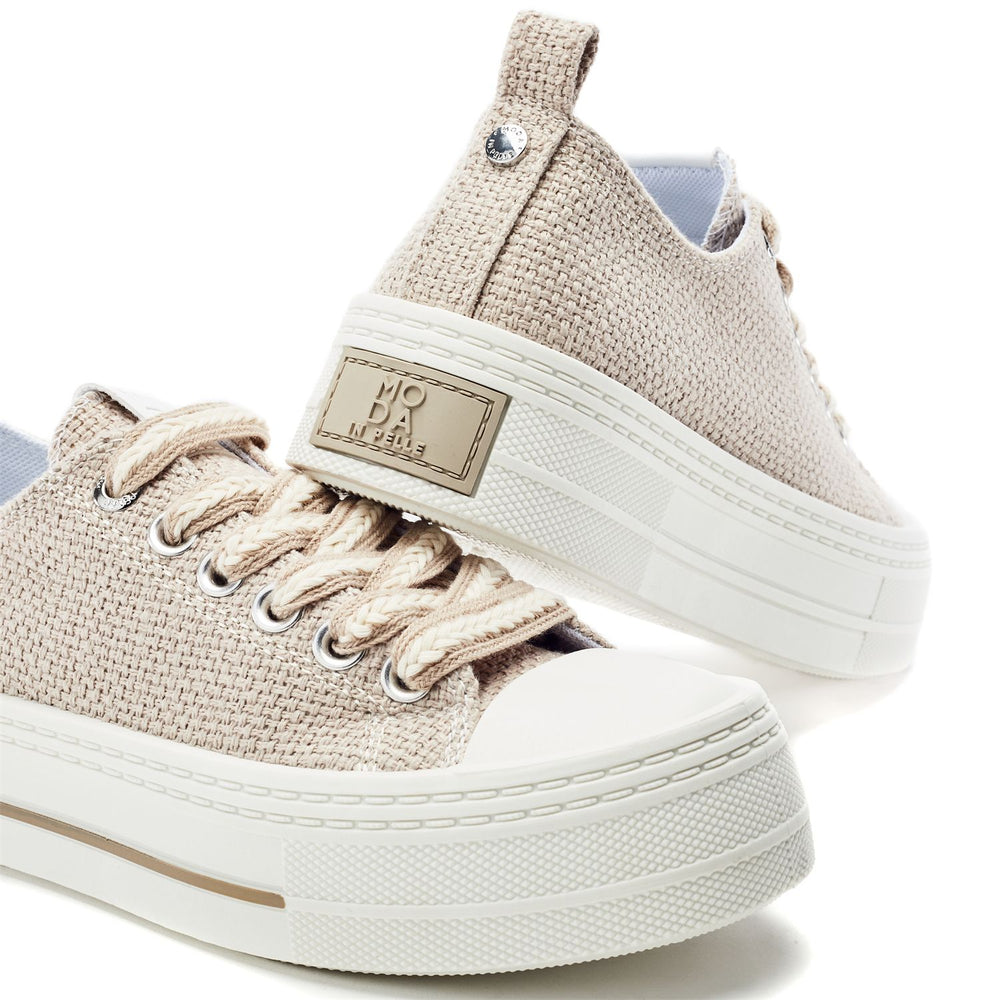Betta Natural Raffia Trainers