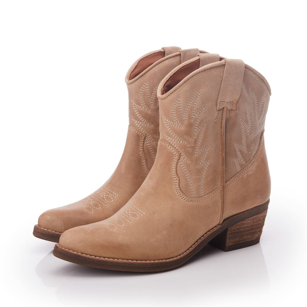 Bettsie Stone Leather Boots