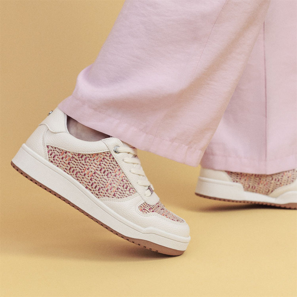 Betula Pink Textile Trainers