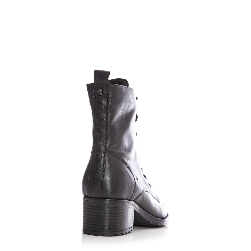 Bezzie Black Leather Leather Boots