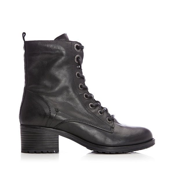 Bezzie Black Leather Boots