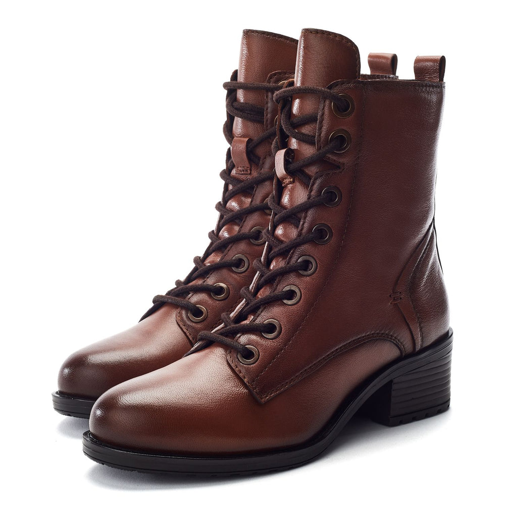 Bezzie Tan Nappa Nappa Boots
