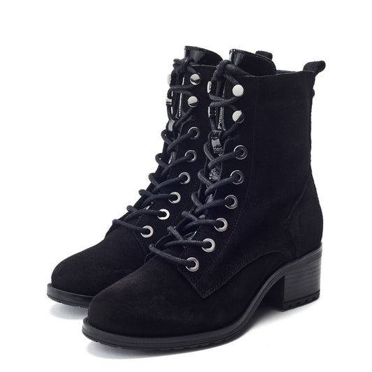 Bezzy Black Suede Suede Boots
