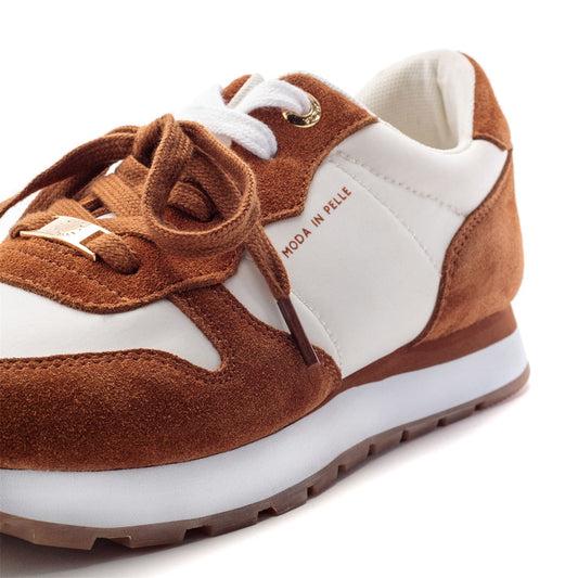 Billiee Camel Suede Trainers