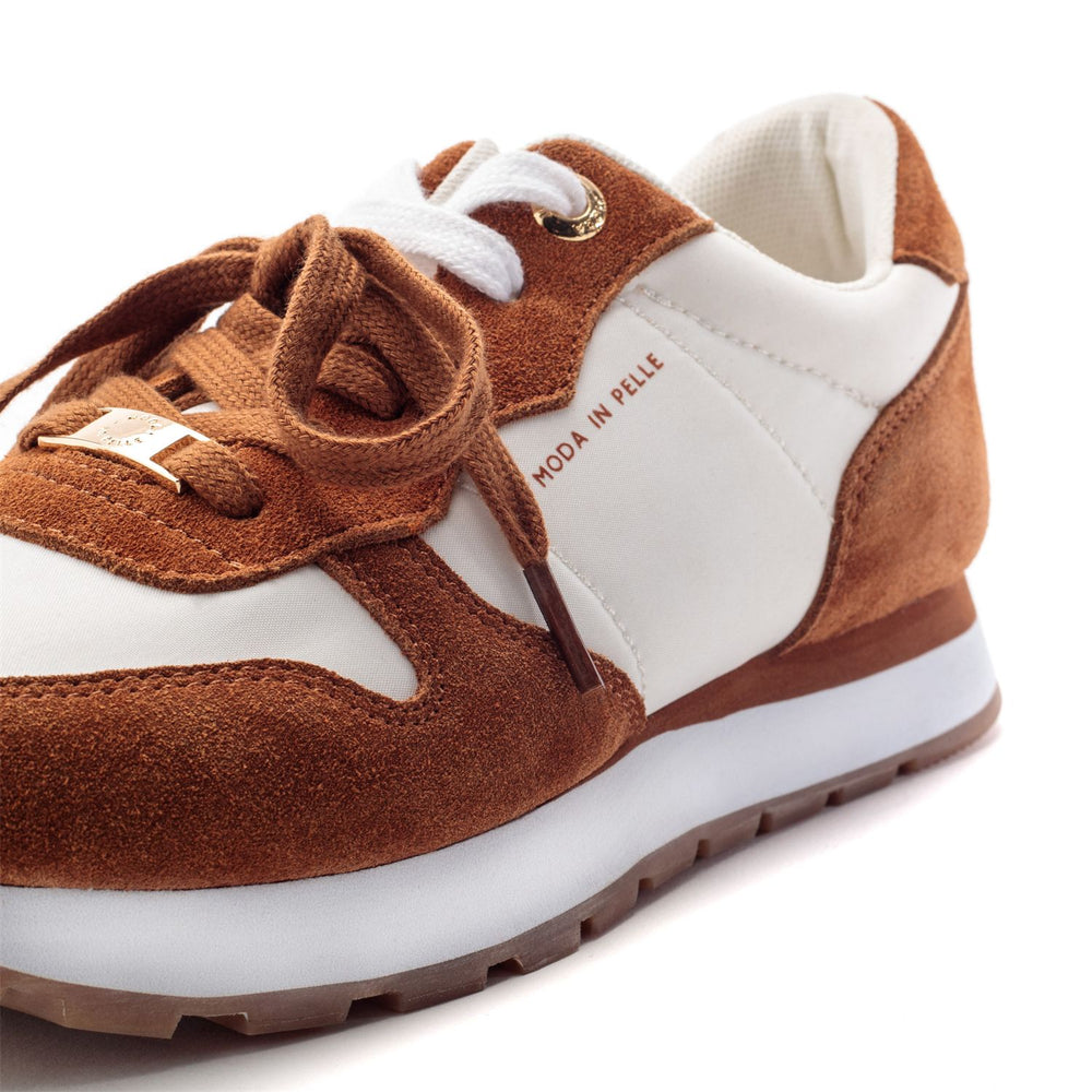 Billiee Camel Suede Trainers