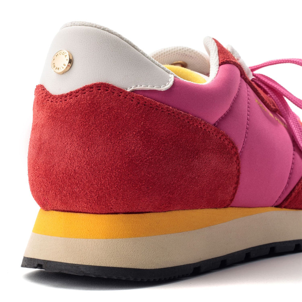 Billiee Fuschia Suede Trainers