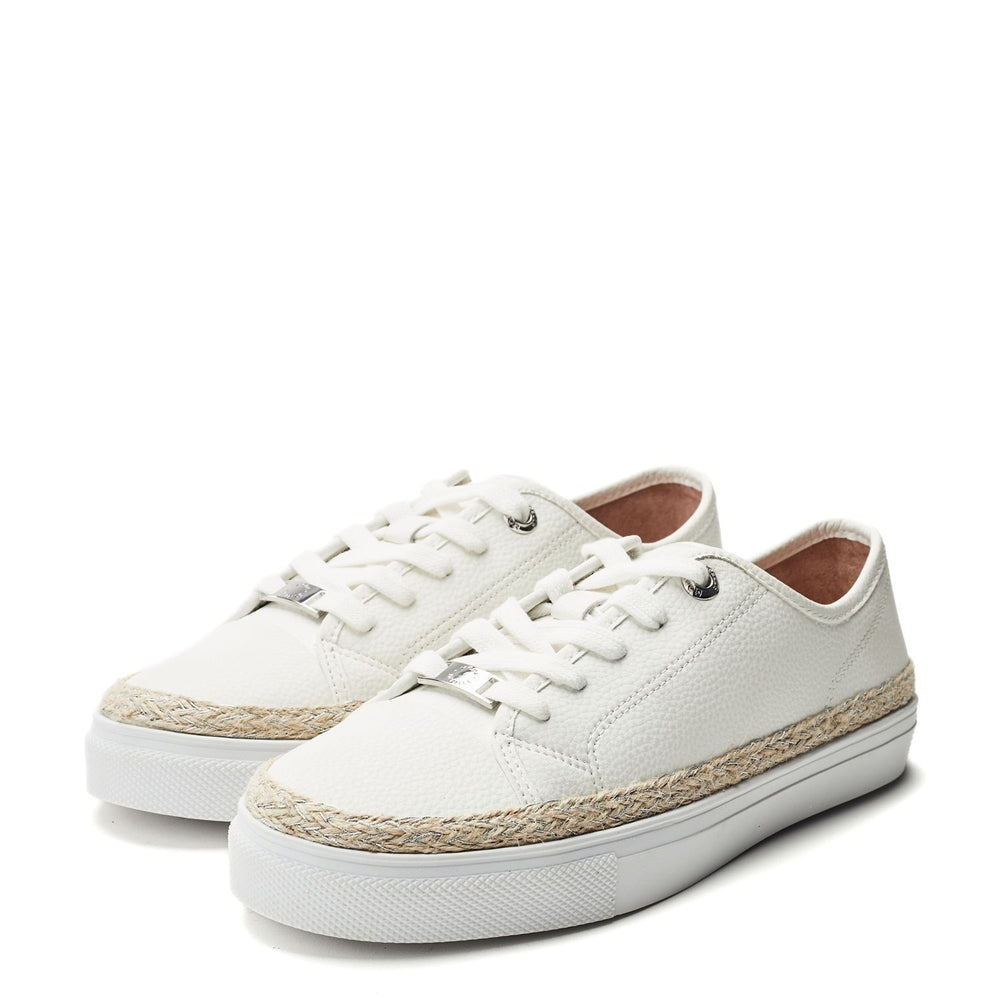 Birch Off White Leather Trainers