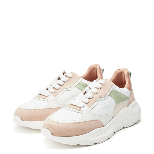 Birdee Cameo Leather Trainers
