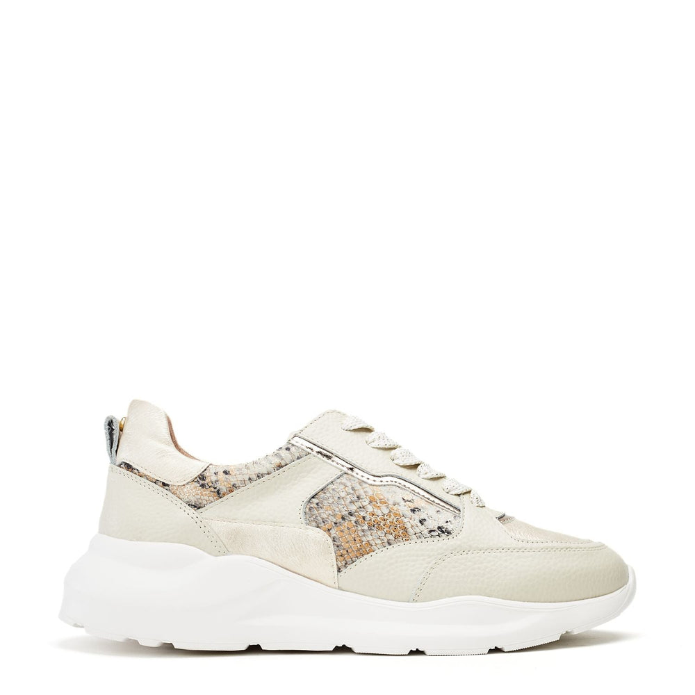 Birdee Metallic Leather Trainers