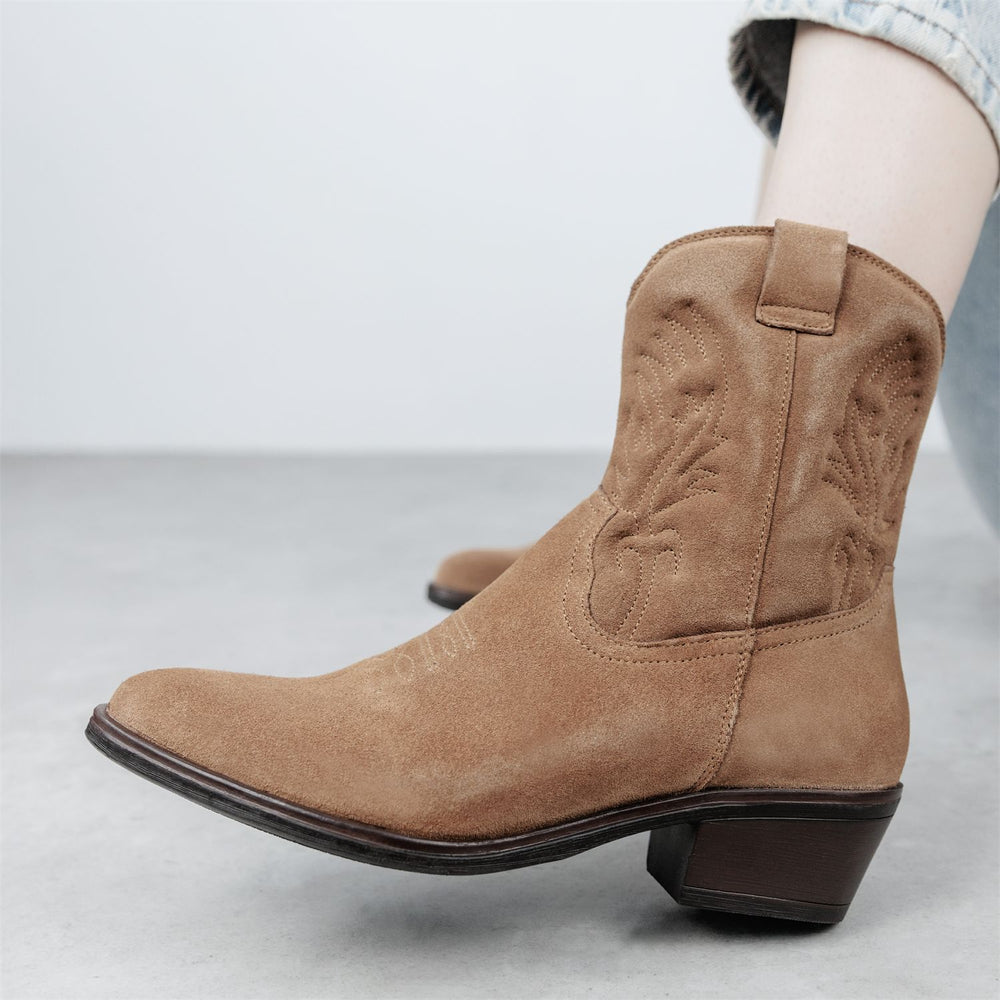 Bletchley Tan Suede Boots