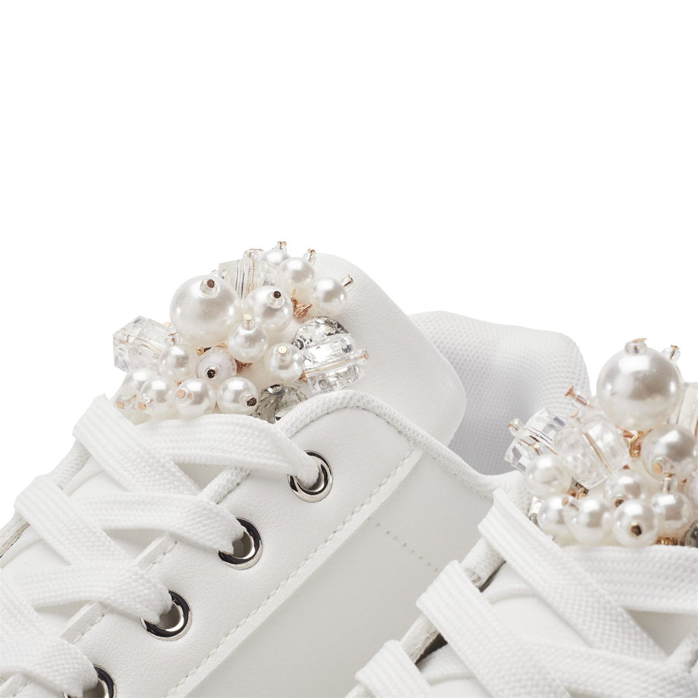 Bonnee White Porvair Trainers
