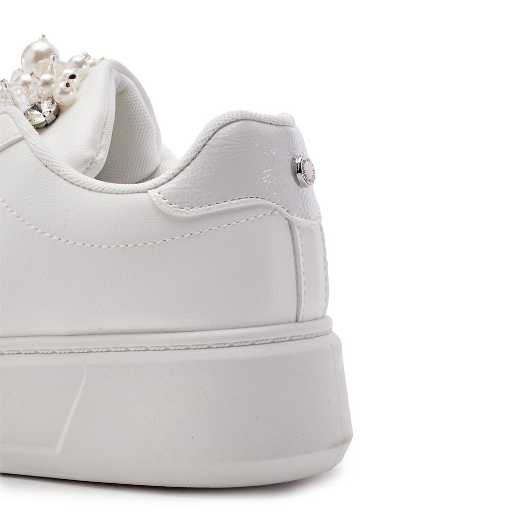 Bonnee White Porvair Trainers