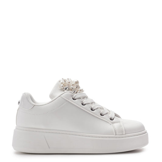 Bonnee White Porvair Trainers