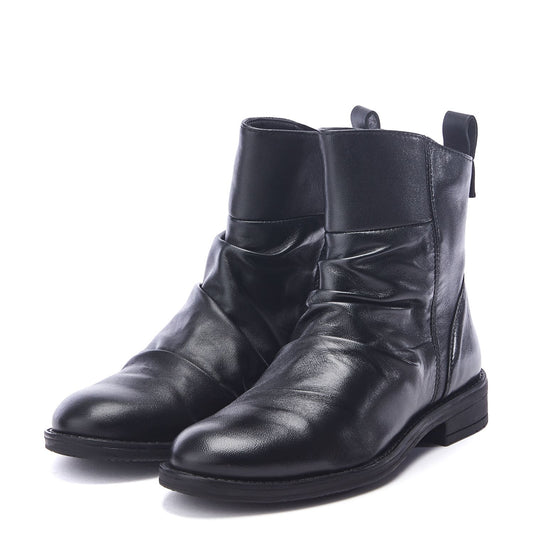 Brandish Black Leather Boots