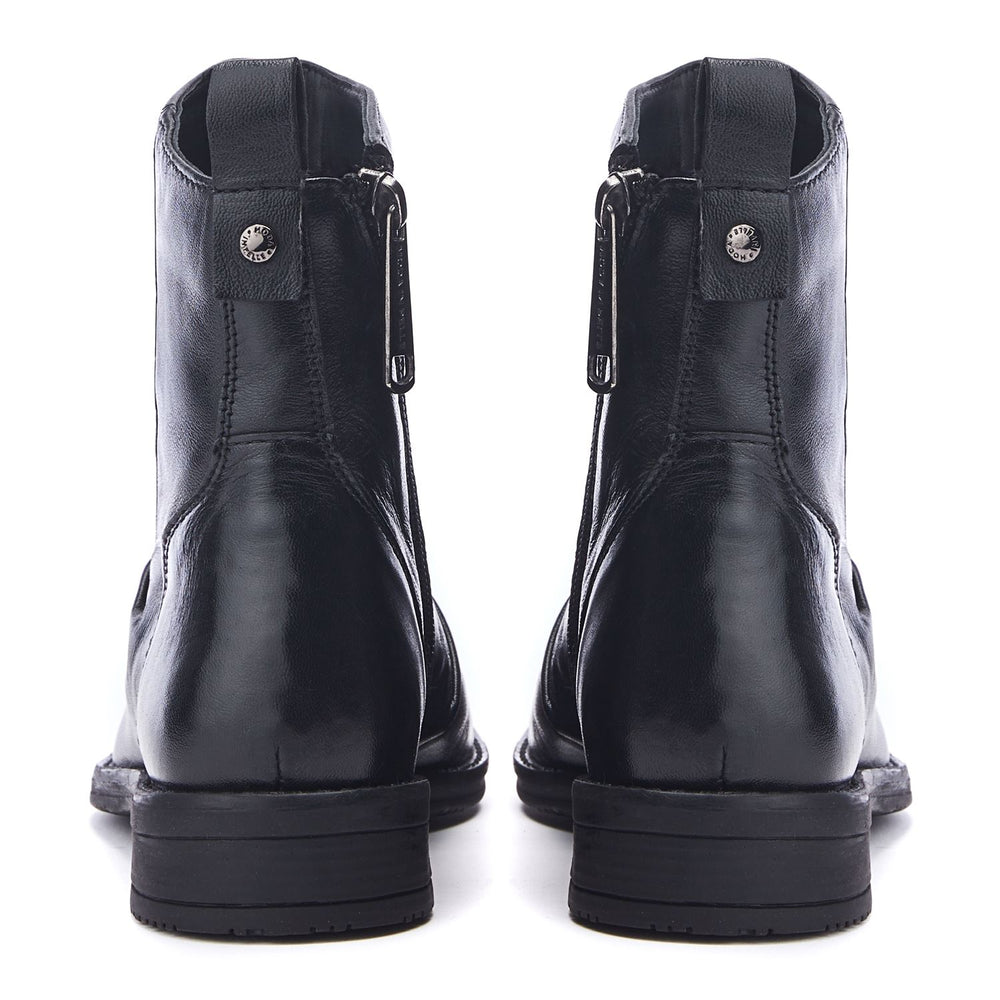 Brandish Black Leather Boots