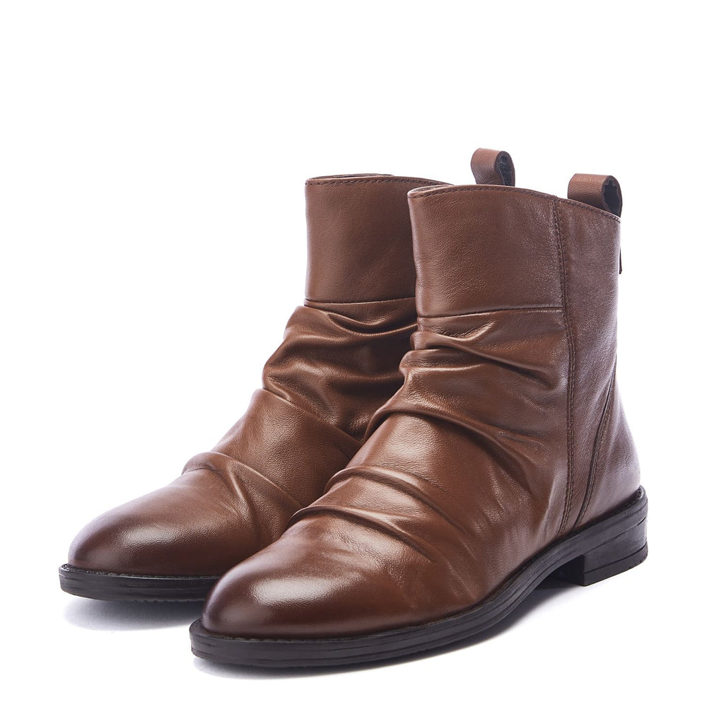 Brandish Tan Leather Boots