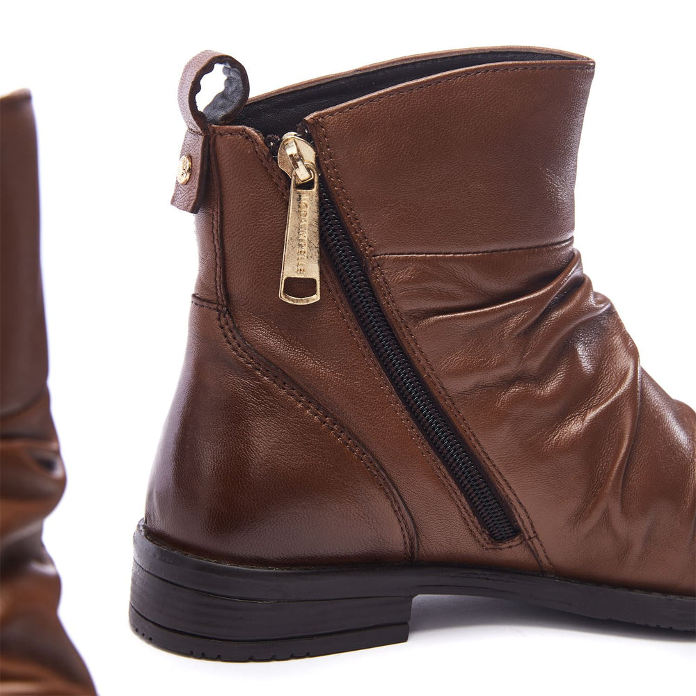 Brandish Tan Leather Boots