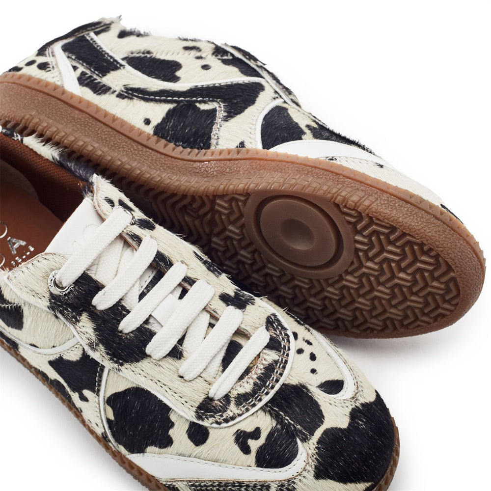 Brioni Cow Print Pony Hair Trainers