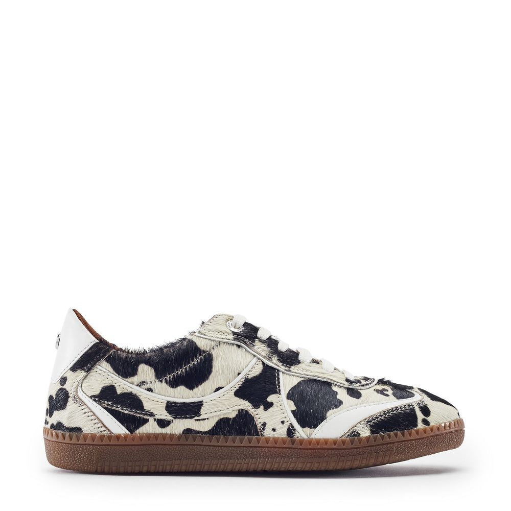 Brioni Cow Print Pony Hair Trainers