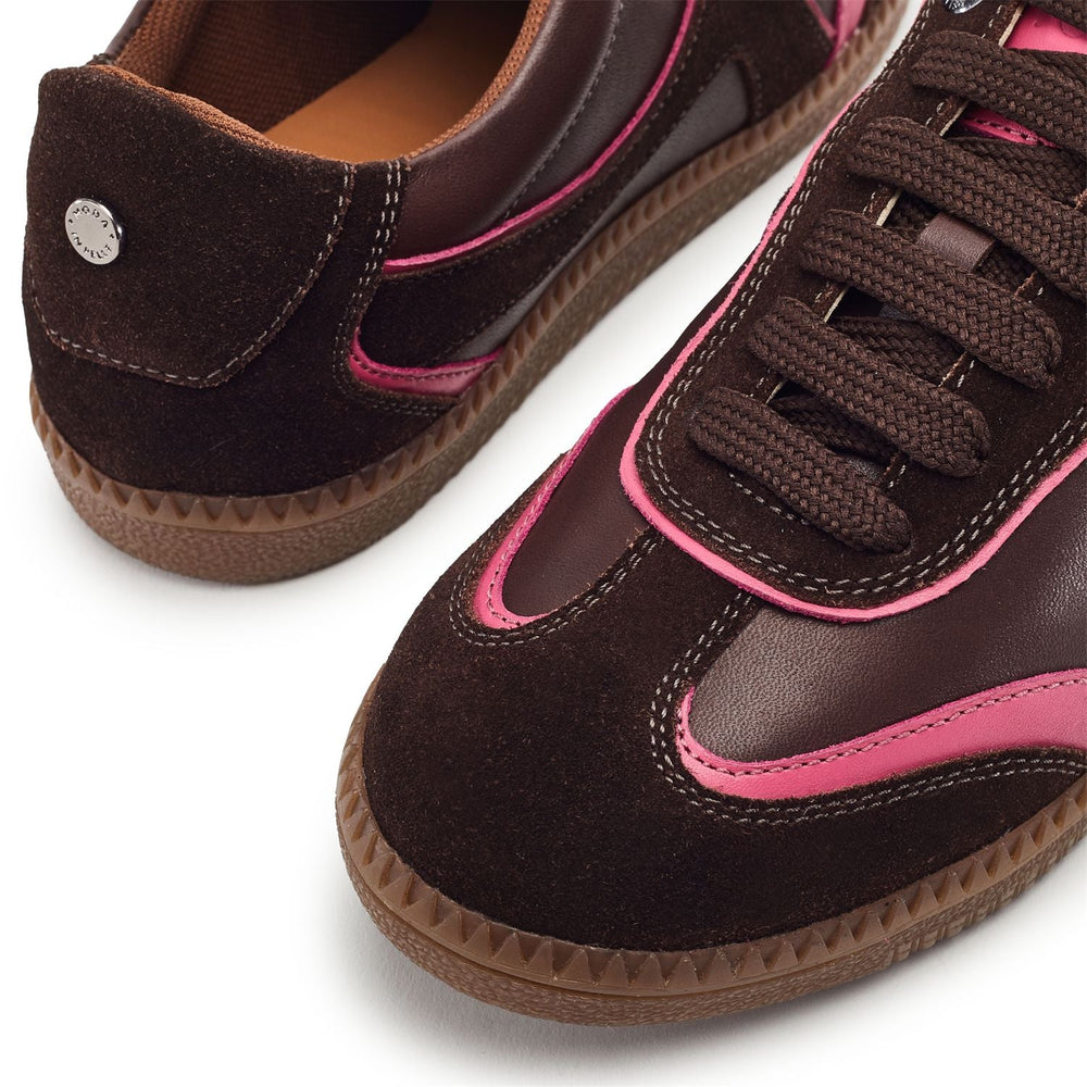 Brioni Dark Brown Suede Trainers
