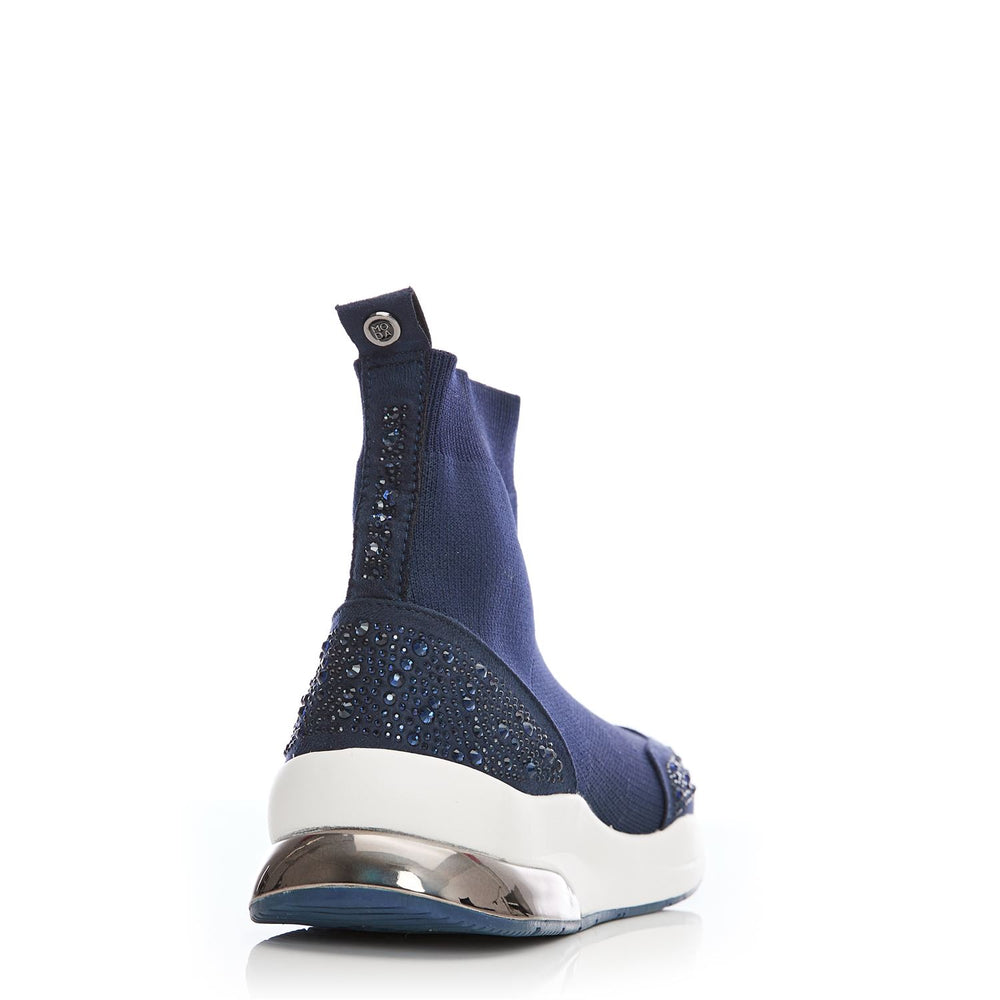 Bronsie Navy Textile Trainers