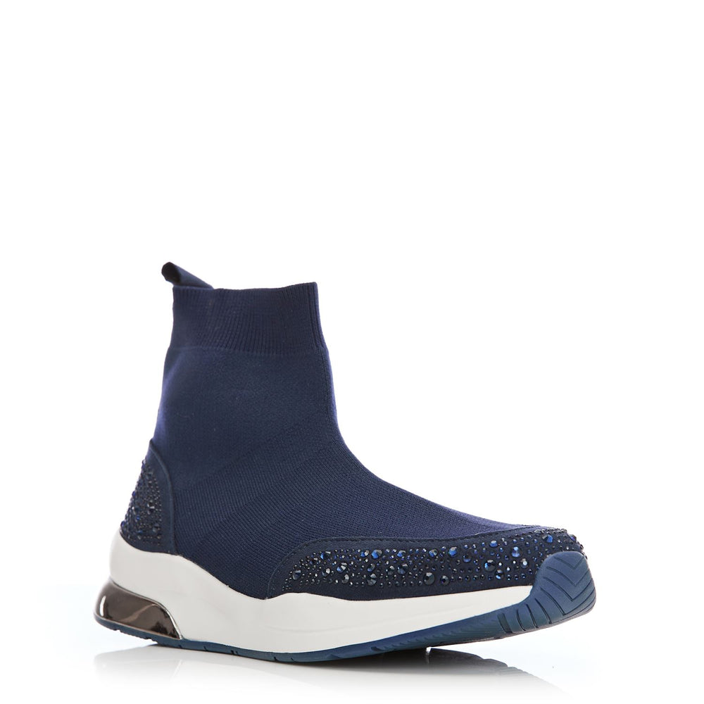 Bronsie Navy Textile Trainers