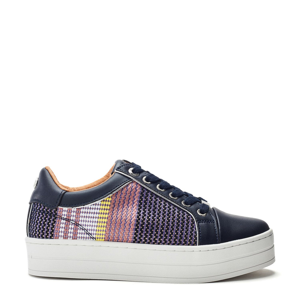 Buttercupp Navy Textile Trainers