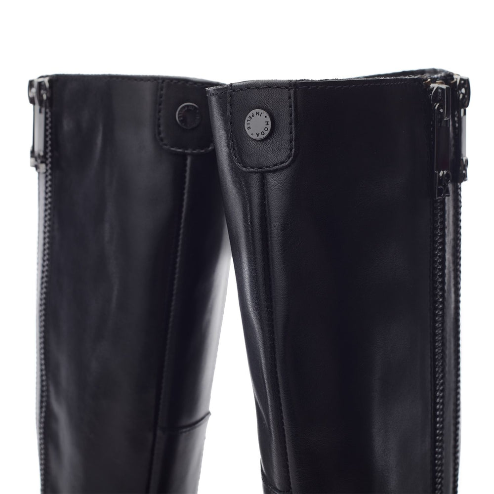 Camilio Black Leather Boots