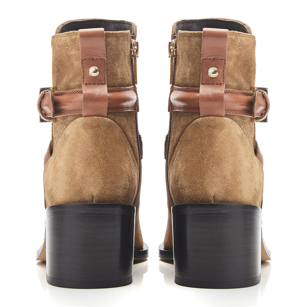 Carliy Tan Suede Boots